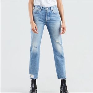 Levi’s made & crafted selvedge 501 high rise